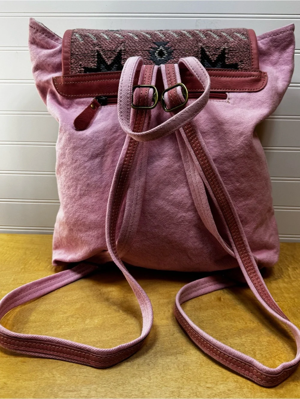Myra Bag Suzanna Trail Geometric Woven Pink Western Patterned Women’s Backpack